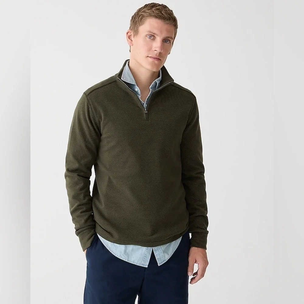 J Crew Seaboard soft-knit half-zip BV638